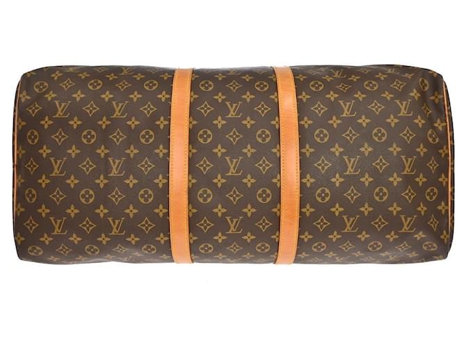 Louis Vuitton Keepall Monogram Canvas 60 Marrone - vista 7