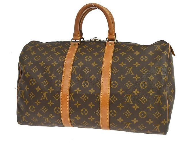 Louis Vuitton Keepall Monogram Canvas 45 Marrone - vista 2