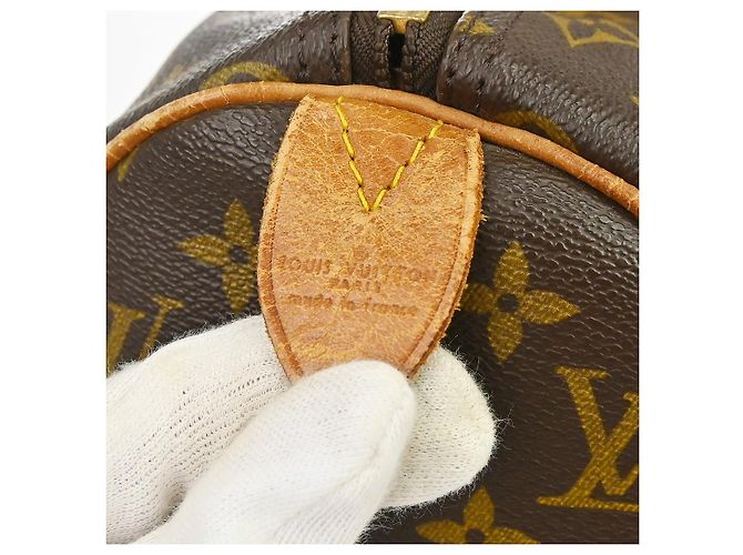 Louis Vuitton Keepall Monogram Canvas 45 Marrone - vista 4