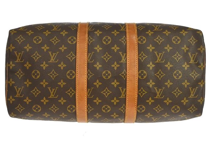 Louis Vuitton Keepall Monogram Canvas 45 Marrone - vista 7
