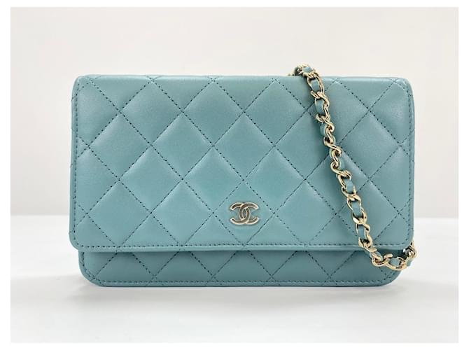 Borsa a Spalla Chanel Matelassé Verde - vista 12