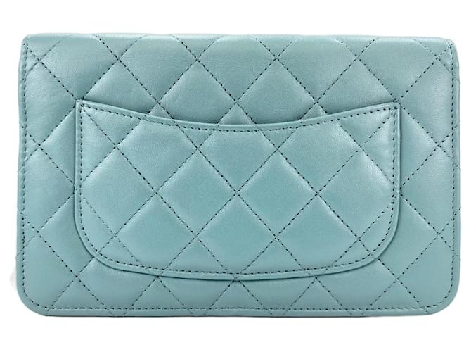 Borsa a Spalla Chanel Matelassé Verde - vista 2