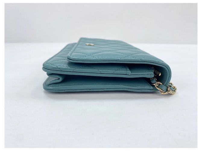 Borsa a Spalla Chanel Matelassé Verde - vista 4