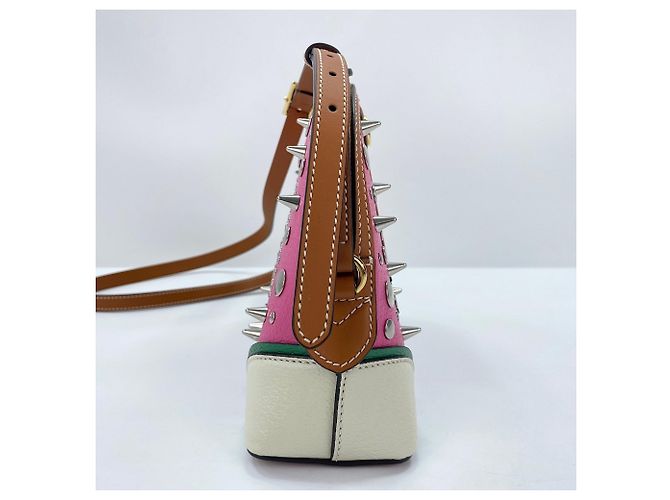 Borsa a Spalla Gucci Eclair d'Amour Studded Multicolore - vista 6