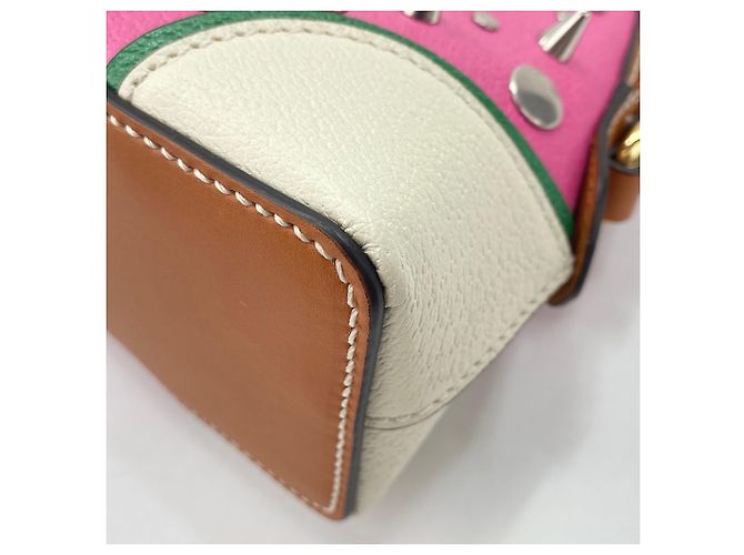 Borsa a Spalla Gucci Eclair d'Amour Studded Multicolore - vista 8