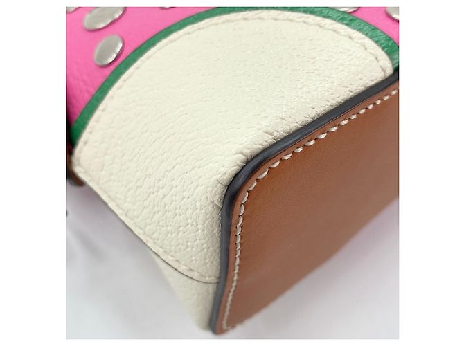 Borsa a Spalla Gucci Eclair d'Amour Studded Multicolore - vista 9