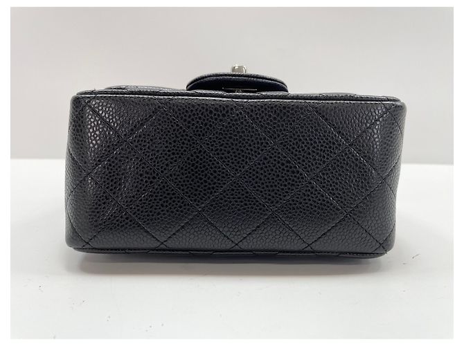 Borsa a Spalla Chanel Mini Matelassé Nero - vista 5