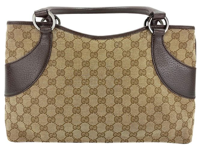 Borsa tote Gucci marrone - vista 2