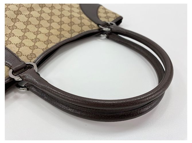 Borsa tote Gucci marrone - vista 9