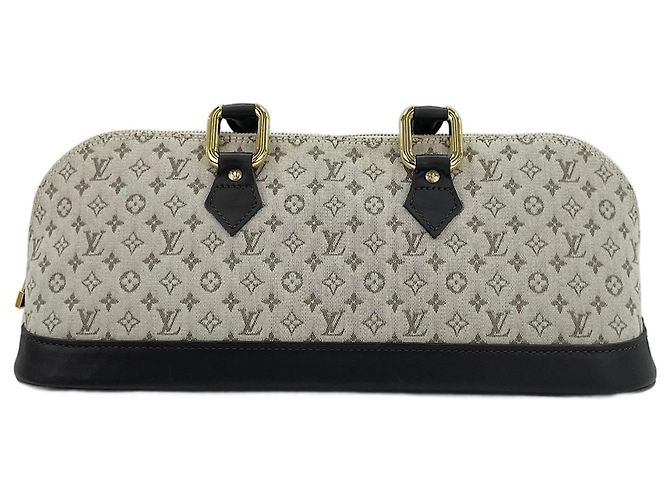 Borsa lunga Louis Vuitton Alma in Khaki Cachi - vista 3