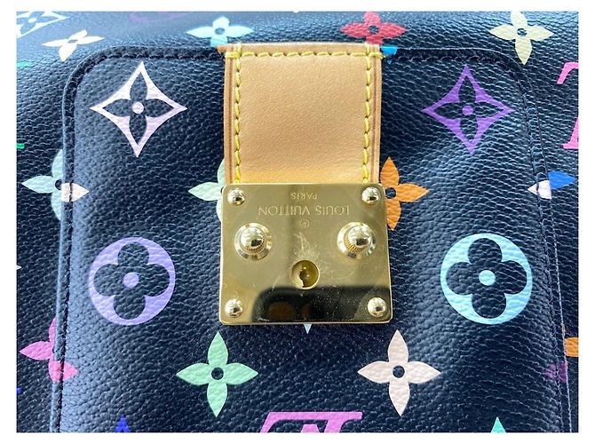 Borsa Louis Vuitton x Takashi Murakami Speedy 40 Nero Multicolore - vista 11