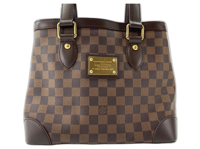 Borsa Louis Vuitton Hampstead PM Marrone - vista 2