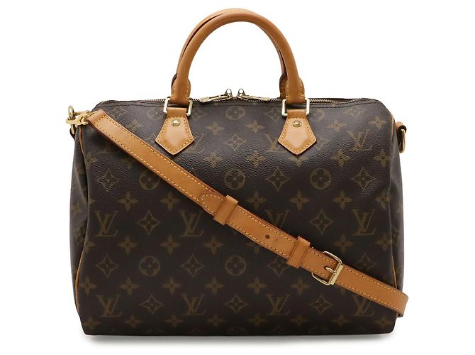 Borsa Louis Vuitton Monogram Speedy Bandoulière 30 Marrone Monogramma - vista 2