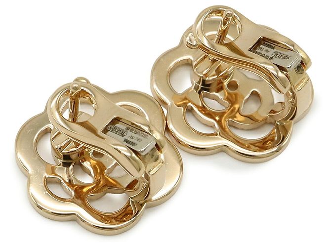 Orecchini Camellia Chanel in oro rosa 18K - vista 6