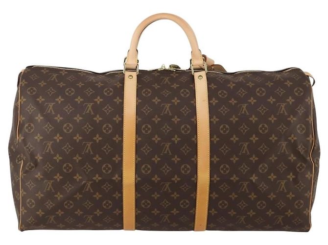 Louis Vuitton Keepall Monogram Canvas 60 Marrone - vista 2