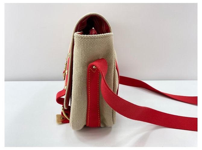 Borsa a Spalla Louis Vuitton Antigua Buzas PM Beige - vista 4