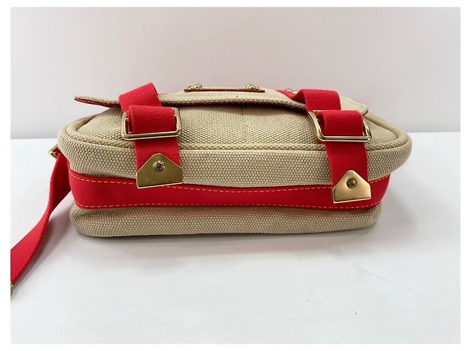 Borsa a Spalla Louis Vuitton Antigua Buzas PM Beige - vista 7