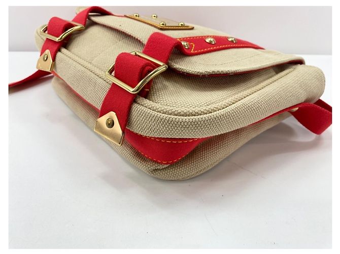 Borsa a Spalla Louis Vuitton Antigua Buzas PM Beige - vista 9