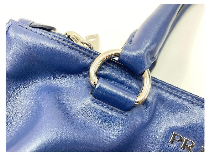 Prada Handtasche 2-Way Blau - Ansicht 10