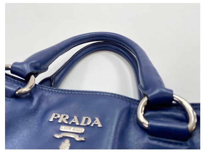 Prada Handtasche 2-Way Blau - Ansicht 11