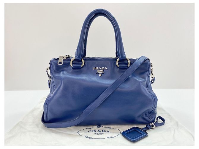 Prada Handtasche 2-Way Blau - Ansicht 20