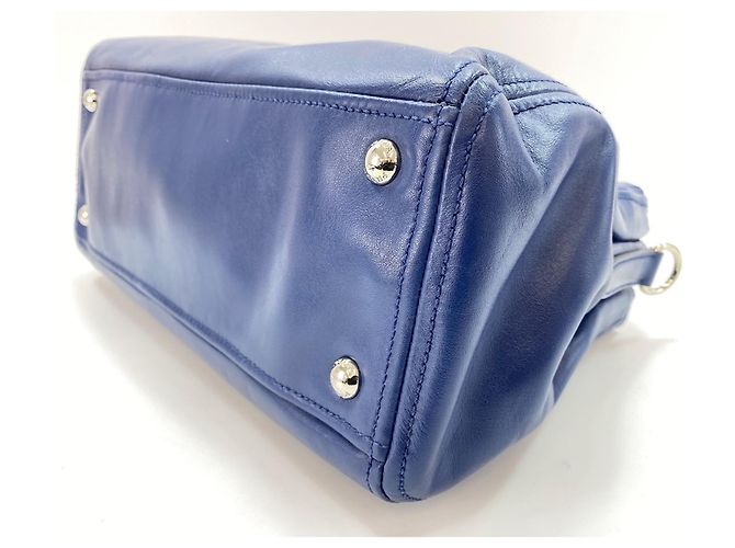 Prada Handtasche 2-Way Blau - Ansicht 8