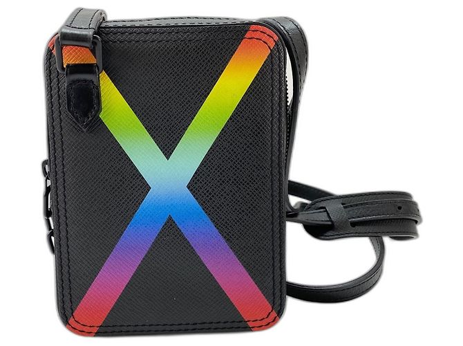 Borsa a tracolla Louis Vuitton Danube Messenger Nero - vista 2