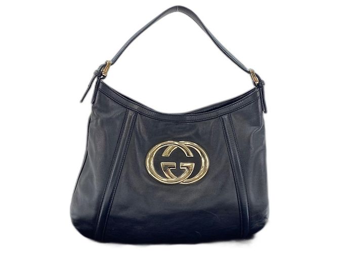 Borsa a Spalla Gucci Interlocking G Nero - vista 13