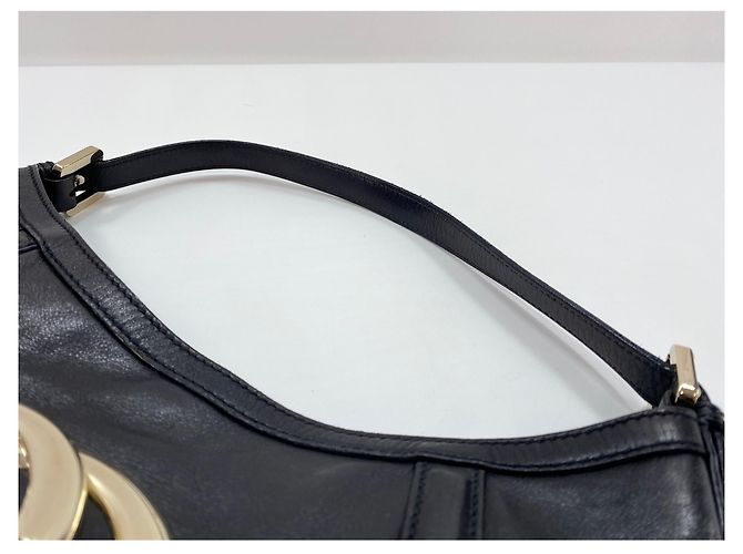 Borsa a Spalla Gucci Interlocking G Nero - vista 9