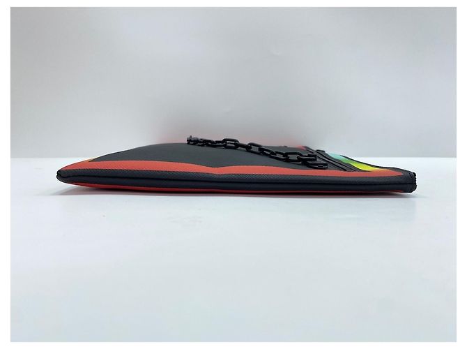 Clutch Louis Vuitton Virgil Abloh Nero Multicolore - vista 4