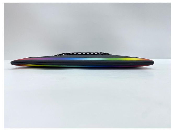 Clutch Louis Vuitton Virgil Abloh Nero Multicolore - vista 5
