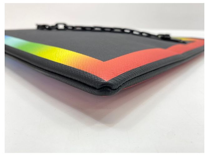 Clutch Louis Vuitton Virgil Abloh Nero Multicolore - vista 6