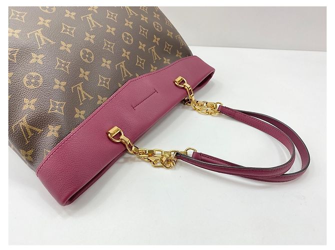 Borsa Tote Pallas Shopper Louis Vuitton Marrone - vista 10