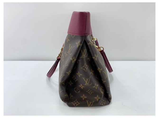 Borsa Tote Pallas Shopper Louis Vuitton Marrone - vista 5
