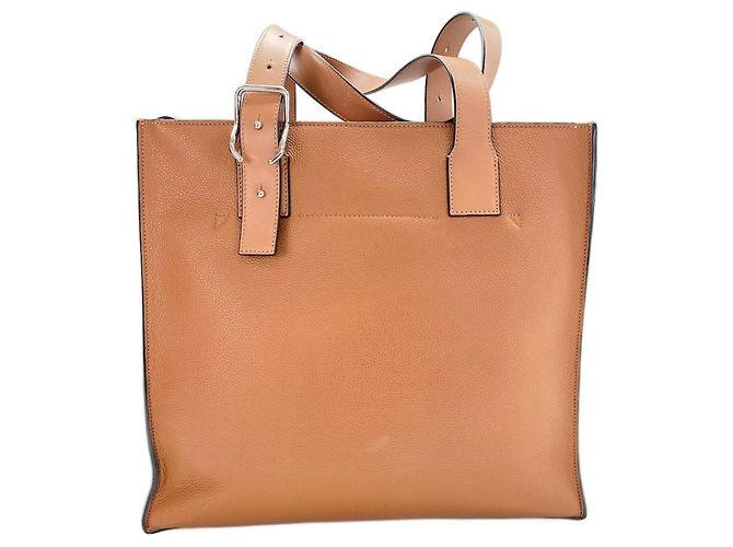 Borsa a tracolla tote Loewe Buckle Zip Marrone - vista 2