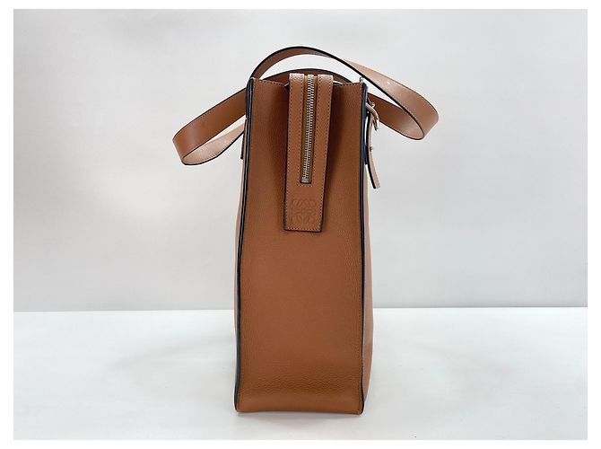 Borsa a tracolla tote Loewe Buckle Zip Marrone - vista 4
