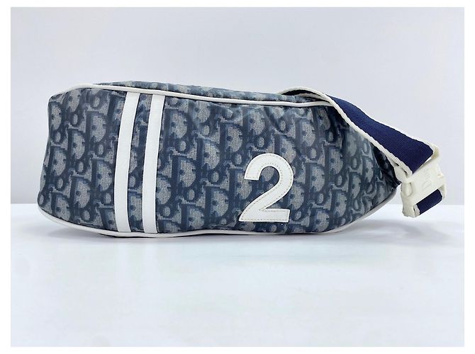Borsa a tracolla Christian Dior blu navy - vista 12