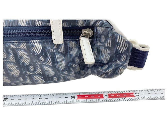 Borsa a tracolla Christian Dior blu navy - vista 3