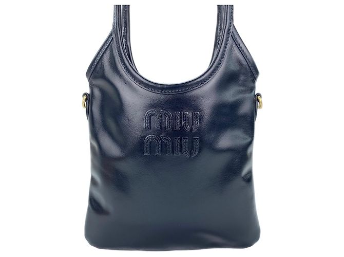 Borsa a 2 modi mini Ivy di Miu Miu Nero - vista 2