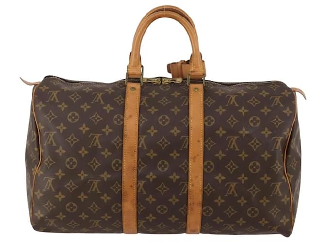 Louis Vuitton Keepall Monogram Canvas 45 Marrone - vista 2