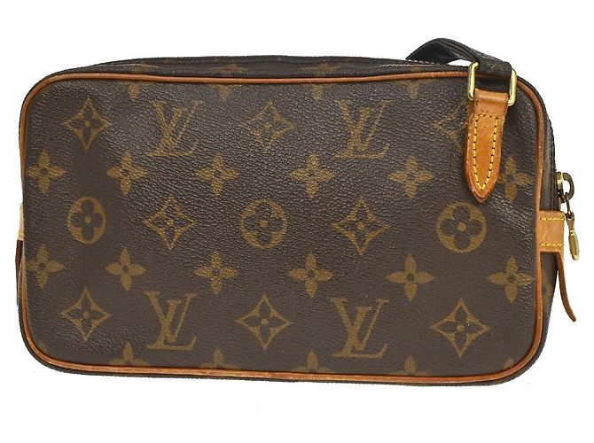 Louis Vuitton Pochette Marly Bandouliere Monogram Canvas medium Marrone - vista 2