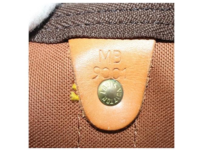 Louis Vuitton Keepall Monogram Canvas 50 Marrone - vista 7