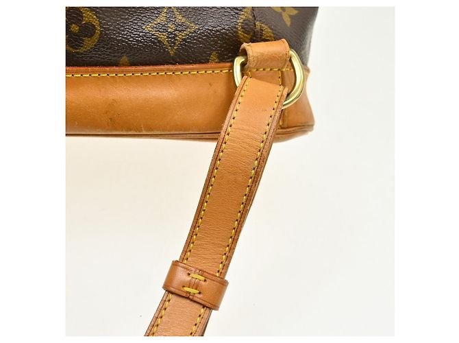 Louis Vuitton Vintage Montsouris Monogram Canvas GM Marron - vue 7