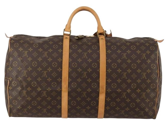 Louis Vuitton Keepall Monogram Canvas 60 Marrone - vista 2