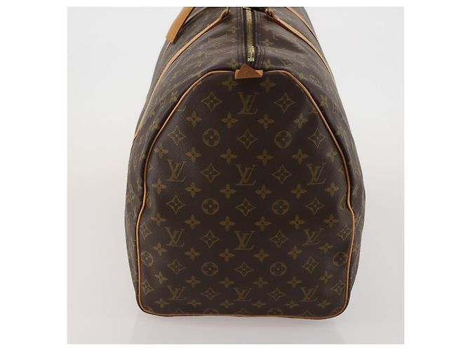 Louis Vuitton Keepall Monogram Canvas 60 Marrone - vista 3