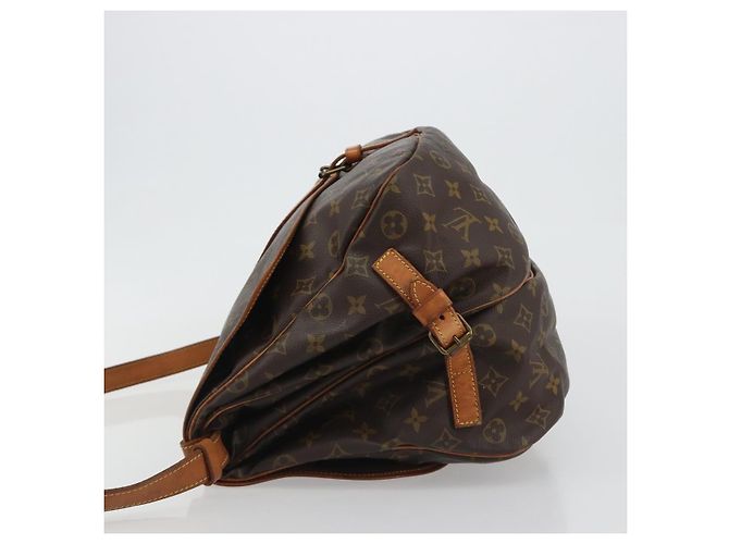 Louis Vuitton Saumur Monogram Canvas 35 Marrone - vista 4