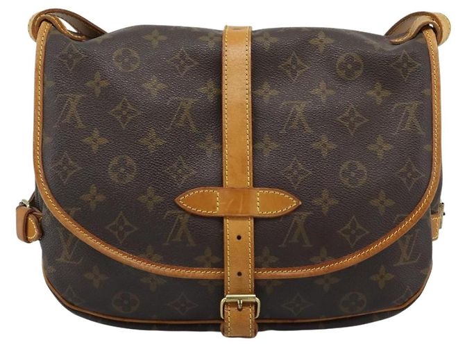 Louis Vuitton Saumur Monogram Canvas 30 Marrone - vista 2