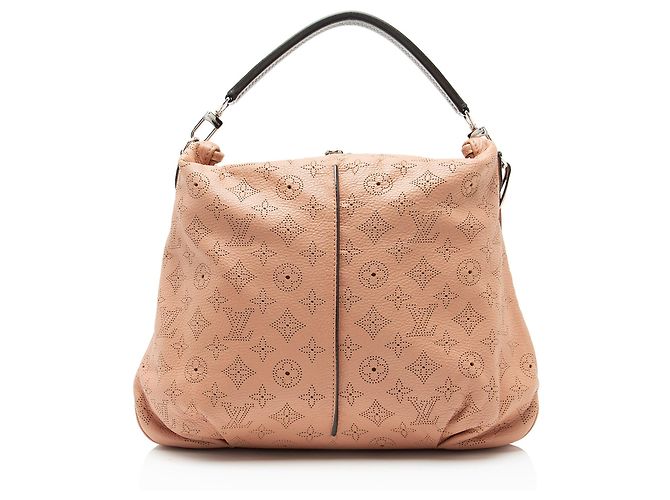 Bolso de hombro Louis Vuitton Mahina Leather Selene PM Rosa - vista 3
