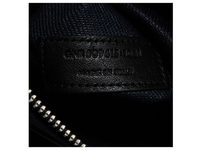 Tote Large Rive Gauche em canvas e couro de bezerro Saint Laurent Preto - vista 6