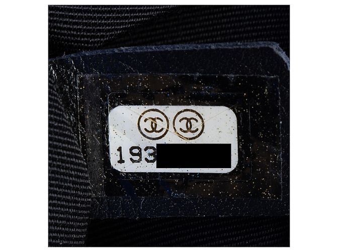 Borsa Boy Small in vernice metallizzata Chanel Blu - vista 6